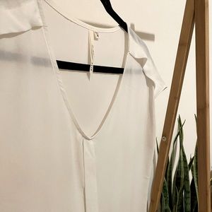 Bellatrix Pleat Front Chiffon Blouse